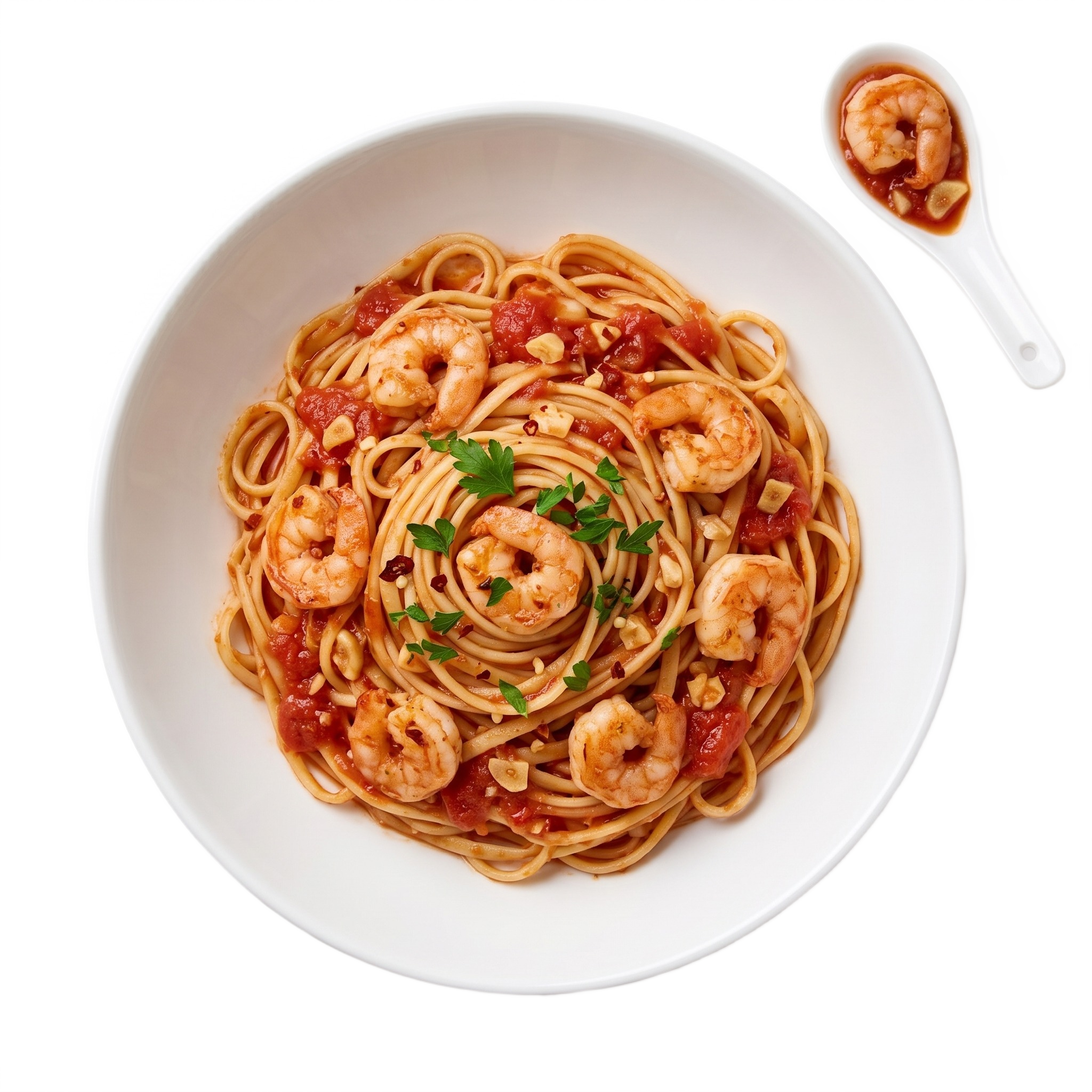 Pasta con gamberetti